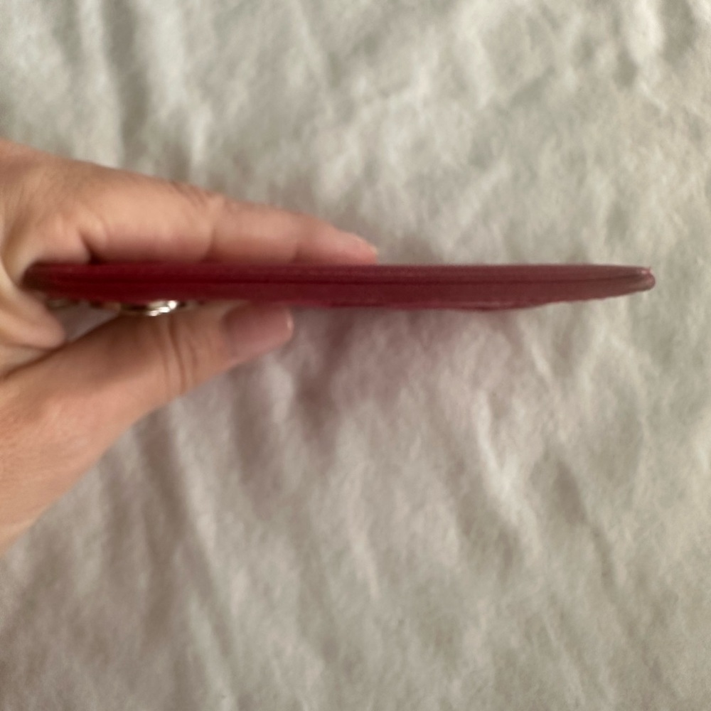 Christian Dior Fushia Pink Leather Card Case - Picture 6 of 11